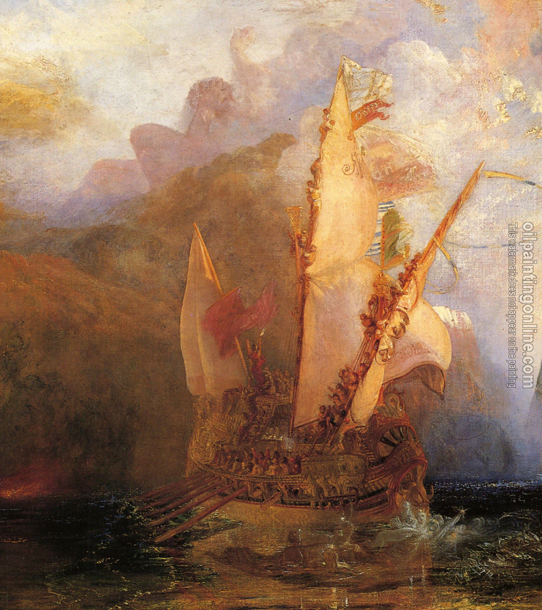 Turner, Joseph Mallord William - Odysseus Deriding Polyphemus